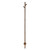 Aguzzo 1500mm Rose Gold Vertical Heated Towel Rail Tree Style Australia