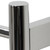 Aguzzo EZY FIT 750mm Round Bar Heated Towel Rail in Mirror Polished Stainless Steel, 5 Bar Contemporary Bathroom Towel Warmer, Australia.