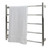 Aguzzo Round Bar Heated Towel Rail in Polished Chrome for Australian Bathrooms