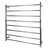 Modern 900mm Round Polished Chrome Heated Towel Rail for Australian Bathrooms