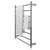 Aguzzo EZY FIT 900mm wide polished stainless steel round bar heated towel rail for modern Australian bathrooms.