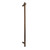 Aguzzo Ezy Fit Rose Gold Single Square Bar Vertical Heated Towel Rail for Modern Australian Bathrooms