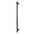 Aguzzo Ezy Fit Rose Gold Single Square Bar Vertical Heated Towel Rail for Modern Australian Bathrooms