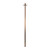 Modern Rose Gold Single Square Bar Vertical Heated Towel Rail, Aguzzo Ezy-Fit Designer Bathroom Fixture, Australia