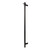 Aguzzo EZY FIT Single Vertical Square Bar Heated Towel Rail in PVD Gun Metal finish, a stylish and space-saving bathroom heating solution available at Renovator Store Australia.