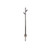 Aguzzo Ezy Fit Polished Stainless Steel Vertical Tree Style Heated Towel Rail 900mm for Modern Australian Bathrooms