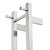 Modern Aguzzo Designer Vertical Heated Towel Rail in Polished Chrome for Luxury Australian Bathrooms