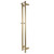 Aguzzo Ezy Fit Brushed Brass Double Square Bar Vertical Heated Towel Rail for Modern Australian Bathrooms