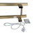 Aguzzo Brushed Brass Ezy Fit Double Bar Vertical Heated Towel Rail Inclusions Australia