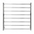 Modern Polished Chrome Round Heated Towel Rail 900mm Wide Ezy Fit Bathroom Accessory Australia