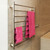 Modern 8-bar polished chrome heated towel rack for contemporary Australian bathrooms.