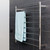 Modern Electric Heated Towel Rail in Polished Chrome with Wide Capacity for Australian Luxury Bathrooms.
