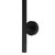 Aguzzo EZY FIT 900mm Matte Black Vertical Tree Style Heated Towel Rail for Modern Australian Bathrooms