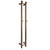 Modern rose gold double vertical heated towel rail for bathrooms in Australia.