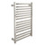 Aguzzo EZY Fit Matte Black Flat Bar Heated Towel Rail 600mm Wide Bathroom Towel Warmer with 15 Rails Australia