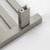 Aguzzo Ezy Fit Heated Towel Rail with dual wiring and chrome finish, available from Renovator Store Australia.