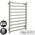 Modern Polished Chrome Square Bar Heated Towel Rail 600mm Wide for Luxury Australian Bathrooms
