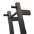 Aguzzo Ezy Fit Double Bar Vertical Heated Towel Rail in Gunmetal Finish available at Renovator Store Australia.
