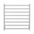 Modern 900mm Flat Bar Heated Towel Rail in Polished Stainless Steel, Australia.