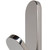 Aguzzo chrome flat tube heated towel rail for modern Australian bathrooms.