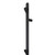 Aguzzo Matte Black Vertical Flat Tube Heated Towel Rail with 2 Hooks for Modern Australian Bathrooms