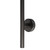 Aguzzo Ezy Fit 900mm Gunmetal Vertical Tree Style Heated Towel Rail for Modern Australian Bathrooms