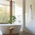 Aguzzo Ezy Fit Gunmetal 900mm Vertical Tree Style Heated Towel Rail Installation for Modern Australian Bathrooms.