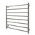 Aguzzo Ezy Fit Square Tube Chrome Heated Towel Rail with Waterproof 10-Bar Design for Modern Australian Bathrooms