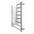 Aguzzo Ezy Fit Polished Stainless Steel Square Tube Heated Towel Rail for Modern Australian Bathrooms