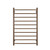 Aguzzo Ezy Fit Rose Gold Heated Towel Rail, Modern 600mm x 920mm Bathroom Ladder Rack in Australia