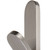 Aguzzo Ezy Fit Brushed Nickel Flat Tube Heated Towel Rail 600mm x 920mm in Australian Modern Bathroom