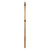 Aguzzo EZY FIT PVD Rose Gold Single Vertical Flat Tube Heated Towel Rail with 2 Hooks for Modern Australian Bathrooms