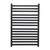 Aguzzo Matte Black Square Heated Towel Rail with 15 Flat Bars, Modern Bathroom Wall Mounted Electric Towel Warmer, Australia-wide Shipping.