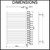 Technical drawing showing the 600mm x 920mm dimensions of the Aguzzo Ezy Fit flat bar heated towel rail available in Australia.