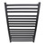 Aguzzo Matte Black Heated Towel Rail Square Bar Bathroom Accessory Australia