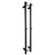 Sleek Vertical Heated Towel Rail in Matte Black for Modern Australian Bathrooms