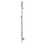 Aguzzo EZY FIT Polished Stainless Steel Tree Style Vertical Heated Towel Rail 1500mm height for Australian bathrooms.
