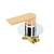 AGUZZO Prato Wall Mounted Bath and Shower Mixer Chrome with Rose Gold Handle available at Renovator Store Australia