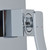 Modern Aguzzo Cortina Chrome Wall Mounted Shower Mixer Close-up View available at Renovator Store Australia.
