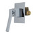 Aguzzo Cortina Chrome Wall Mounted Shower Mixer with Square Plate and Single Lever Handle - Australia Bathroom Tapware