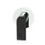 Aguzzo Prato Wall Mounted Bath and Shower Mixer in Luxury Matte Black with Chrome Handle for modern Australian bathrooms.