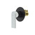 Modern Matte Black Wall Mounted Shower and Bath Mixer with Sleek Chrome Handle for Contemporary Australian Bathrooms