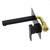 Aguzzo Matte Black Single Lever Wall Mounted Mixer Spout for Modern Bathrooms, available at Renovator Store Australia.