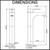 Aguzzo Terrus Tall Single Lever Basin Mixer Tap Dimensions Guide for Australian Bathroom Renovations