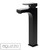 Modern matte black tall bathroom basin mixer tap for contemporary Australian homes.