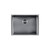 Modern 600mm Single Deep Bowl Stainless Steel Kitchen Sink in Gunmetal Black PVD Finish for Australian Kitchens.