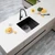 Aguzzo Gunmetal Grey Stainless Steel Single Bowl Kitchen Sink 510mm Undermount Renovator Store Australia