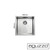 Modern 440mm Single Bowl Stainless Steel Kitchen Sink in Brushed Satin Finish for Contemporary Australian Homes