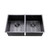 Aguzzo Gunmetal Grey Double Bowl Stainless Steel Kitchen Sink 770mm Modern Australian Home Kitchen Design