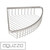 Polished Stainless Steel Corner Wire Shower Basket Bathroom Storage Organizer Australia